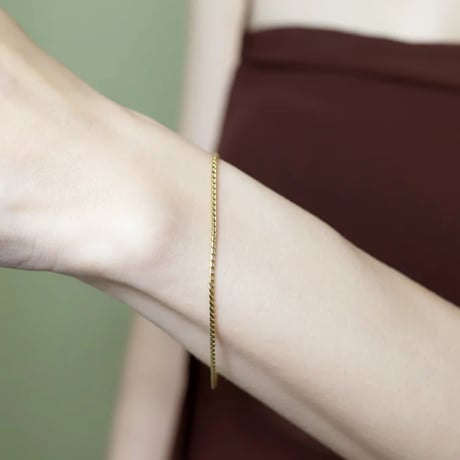 TEN. 正規商品 ユニセックス アクセサリー テン ツイスト チェーン ブレスレット シルバー/ゴールド【即日発送】(br-0037)(brg-0037)