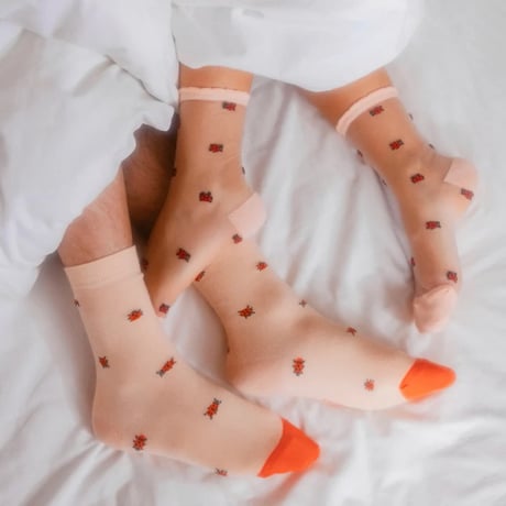 Coucou Suzett / てんとう虫 シアー ソックス / ladybugshsocks