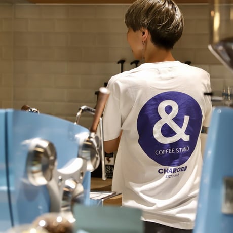 CHARGER COFFEE STAND チャージャーコーヒースタンド オリジナル サークル ロゴ Tシャツ
