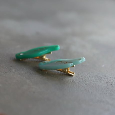 ククシュゼット 正規商品 ヘア アクセ ヘアピン 鳥 Coucou Suzette ラブバード ヘア クリップ セット ブルー×グリーン 2個セット(lovebirdsclipset)