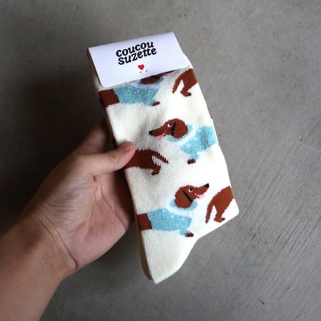 Coucou Suzette /  Chilly Dachshund Socks / chillydachshundsocks