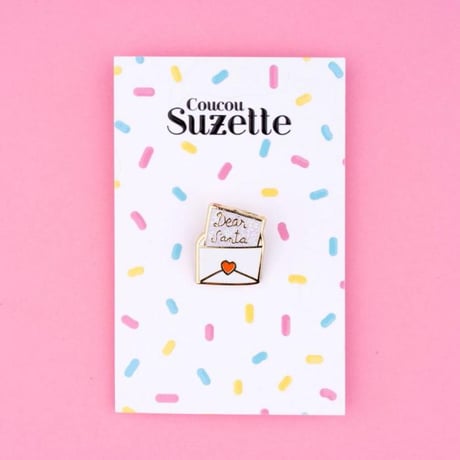 Coucou Suzette / Santa Claus Letter Pin / santaclausletterpin