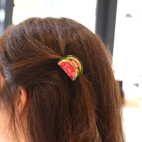 Coucou Suzette / Watermelon Mini Hair Claw / watermelonminiclaw