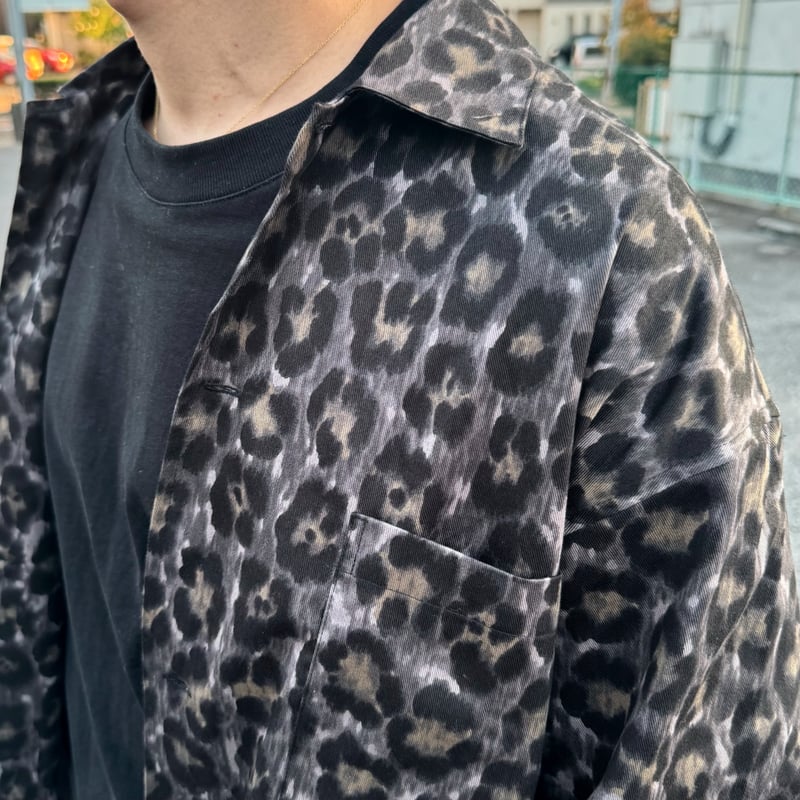 ROTTWEILER / R9 LEOPARD OPENCOLLAR SHIRT / rw24 