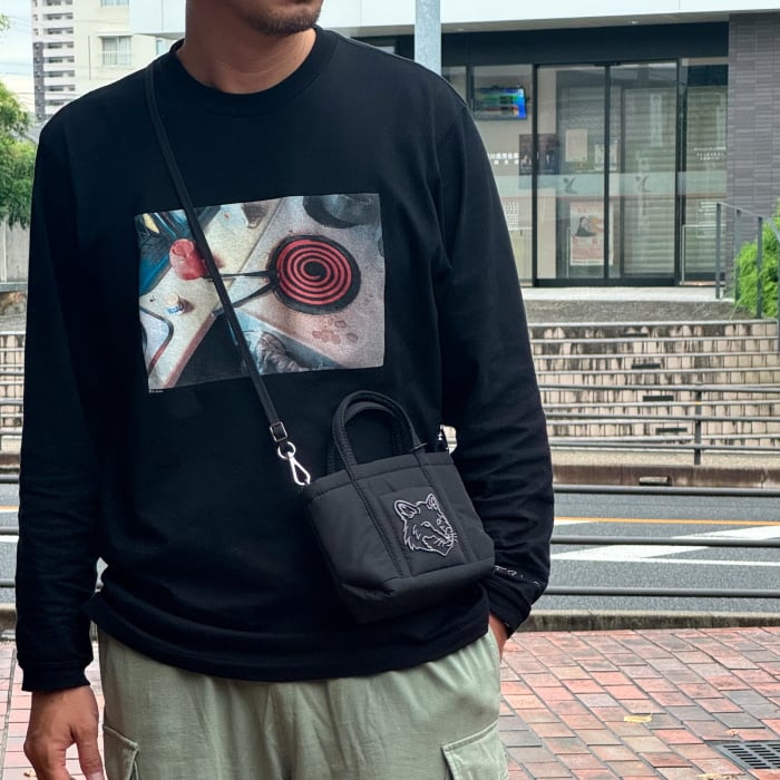 MAISON KITSUNE / FOX HEAD PUFFER MINI TOTE【MINI MAISON KITSUNE / FOX HEAD PUFFER MINI TOTE【MINI
