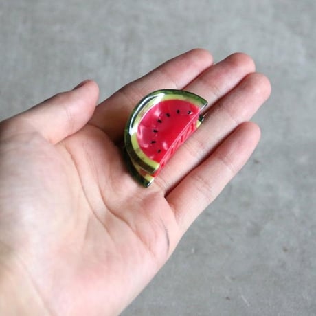 Coucou Suzette / Watermelon Mini Hair Claw / watermelonminiclaw
