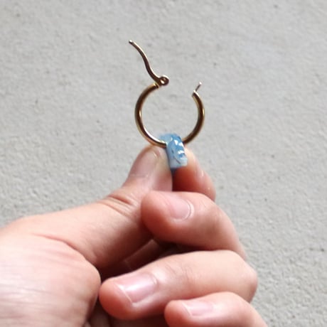 ククシュゼット 正規商品 ピアス レディース 2個売り 両耳用 魚 海 かわいい ギフト フランス イルカ ピアス ブルー (dolphinear)
