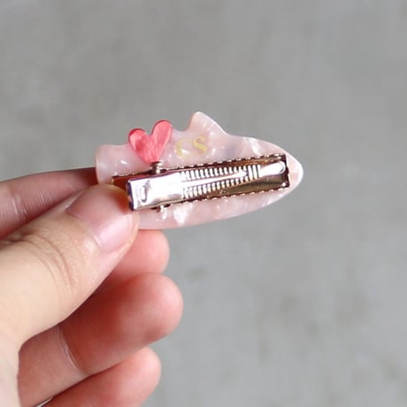 ククシュゼット 正規商品 ヘアアクセ クリップ ピン ヘアピン 顔 フランス Coucou Suzette フェイス ヘア クリップ ホワイト(whfaceclip)