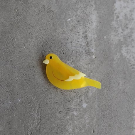 ククシュゼット 正規商品 ヘア アクセ クリップ ピン ヘアピン かわいい 鳥 フランス Coucou Suzette カナリア ヘア クリップ イエロー(canaryclip)