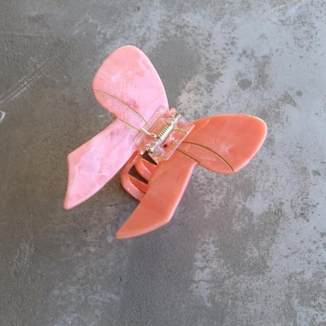 Coucou Suzette / Pink Ribon Hair Claw/ piribbonclaw