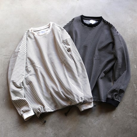 CHARGER / Border Draw cord L/S Tee / cr24awtee03