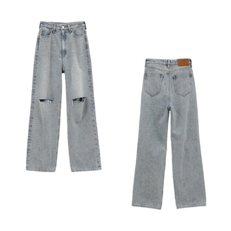 新品未使用 CLANE SLIT HEM DENIM PANTS サイズ1 正規品 CLANE SLIT HEM DENIM PANTS