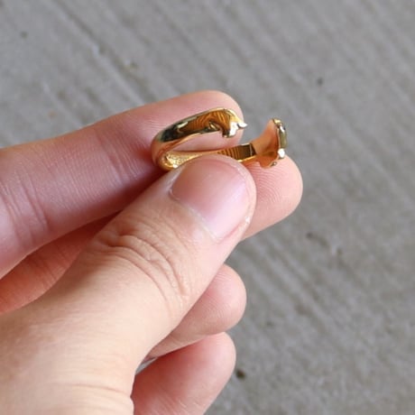 ククシュゼット 正規商品 アクセ 指輪 おしゃれ 個性的 犬 可愛い フランス ギフト Coucou Suzette ダックスフンド リング Dachshund Ring ゴールド Gold