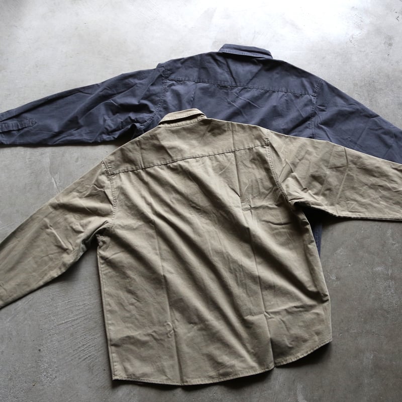 HIDEANDSEEK / B.D L/S Shirt（Washed） / HS-080425