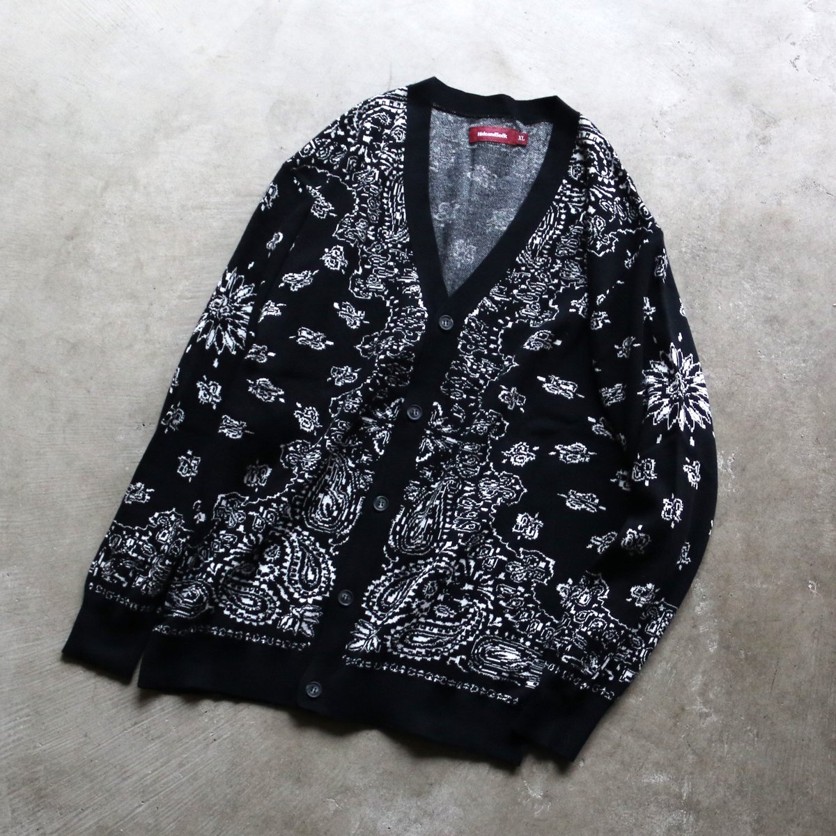 4月13日12:00~販売開始】HIDEANDSEEK / Bandana Cardigan 4月13日12:00~販売開始】HIDEANDSEEK / Bandana Cardigan