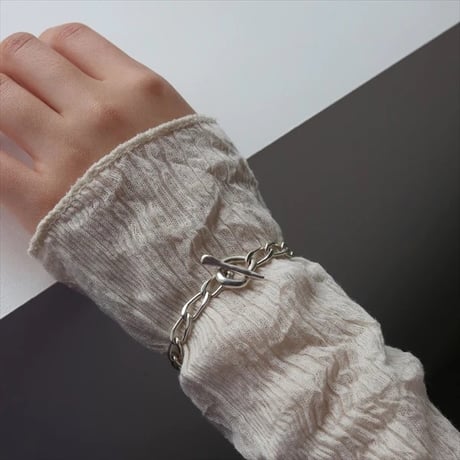 TEN. 正規商品 ユニセックス アクセサリー テン ムード フープ ブレスレット シルバー【即日発送】(br-0020)(brm-0020)