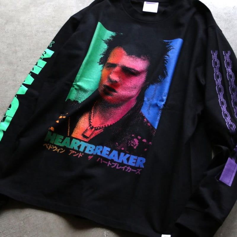 BEDWIN & THE HEARTBREAKERS / L/S PRINTED T OLDM