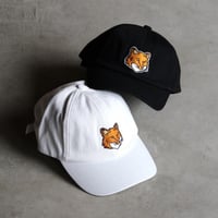 MAISON KITSUNE / LARGE FOX HEAD 6P CAP / mm06103ww0096