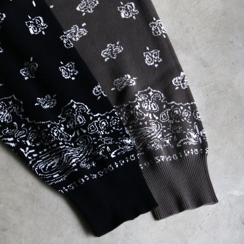 HIDEANDSEEK / Bandana Sweater / HC-100524 | CHA HIDEANDSEEK / Bandana Sweater / HC-100524 | CHA