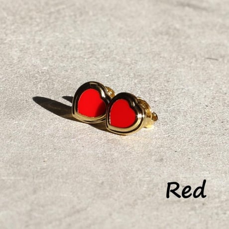 JOHN MASON SMITH / HEART EARRING GOLD PLATING / 25sac580gd