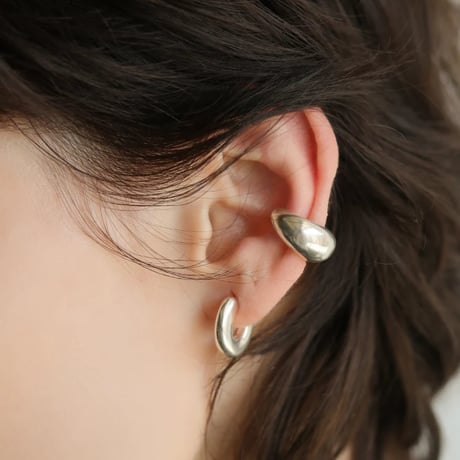 TEN. 正規商品 ユニセックス アクセサリー テン ベーグル ピアス シルバー/ゴールド【即日発送】