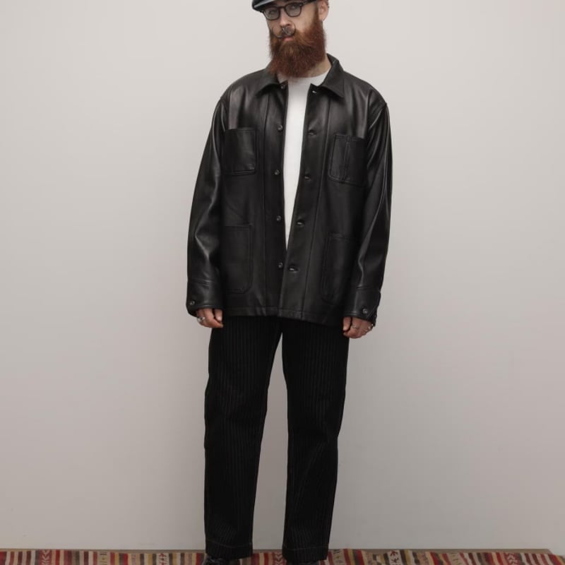 Schott / 【受注販売 ノベルティプレゼント】LAMB LEATHER COVERALL