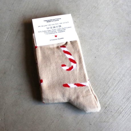 Coucou Suzette / Candy Cane Socks  / candycanesocks
