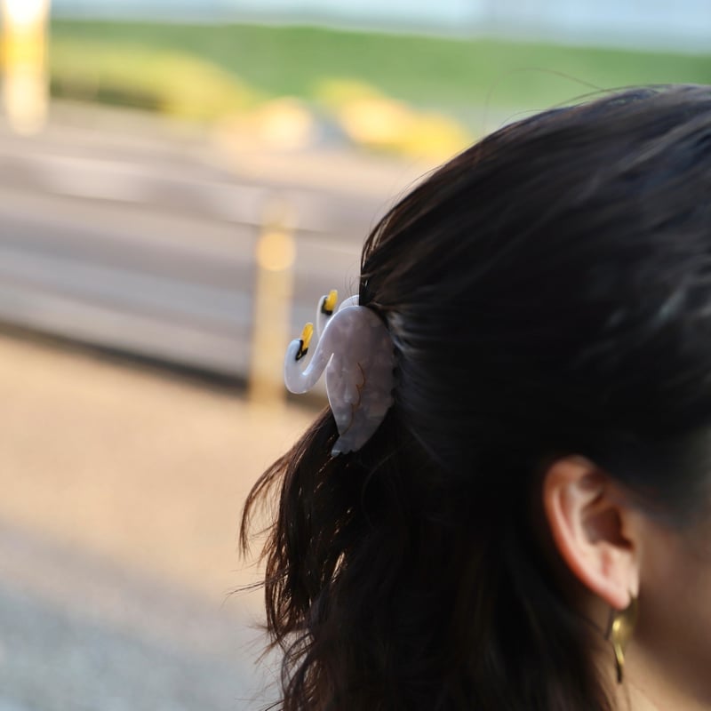 ククシュゼット 正規商品 ヘア アクセ クリップ かわいい 鳥 フランス