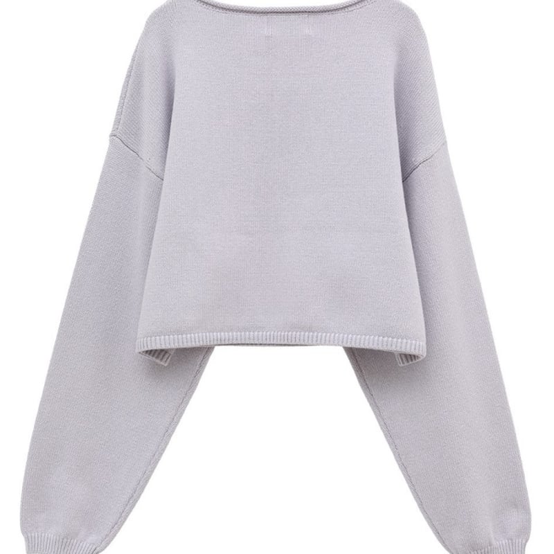 CLANE / ROLL NECK SHORT KNIT TOPS / 181062262 | CLANE / ROLL NECK SHORT KNIT TOPS / 181062262 |