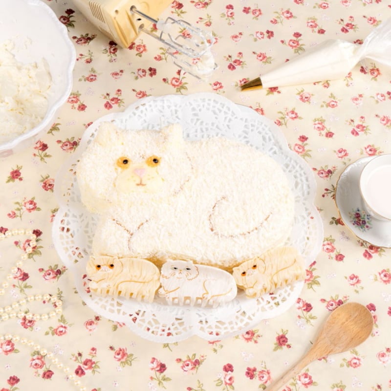 ククシュゼット 正規商品 ヘア アクセ クリップ かわいい 猫 フランス