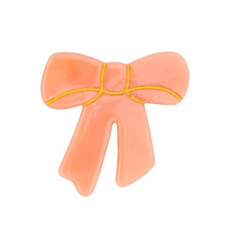 ククシュゼット 正規商品 ヘア アクセ クリップ かわいい リボン ギフト Coucou Suzette ピンク リボン ヘア クリップ ピンク(piribbonclip)