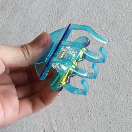 ククシュゼット 正規商品 ヘア アクセ クリップ かわいい 海 夏 魚 生き物 フランス Coucou Suzette  クラゲ ヘア クロー  オーロラ(jellyfishclaw)