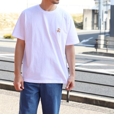 MAISON KITSUNE / SPEEDY FOX PATCH TEE / mm00125kj0008