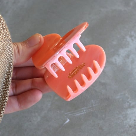 ククシュゼット 正規商品 ヘア アクセ クリップ かわいい ハート ギフト Coucou Suzette ピンク ハート ヘア クロー ピンク(piheartclaw)