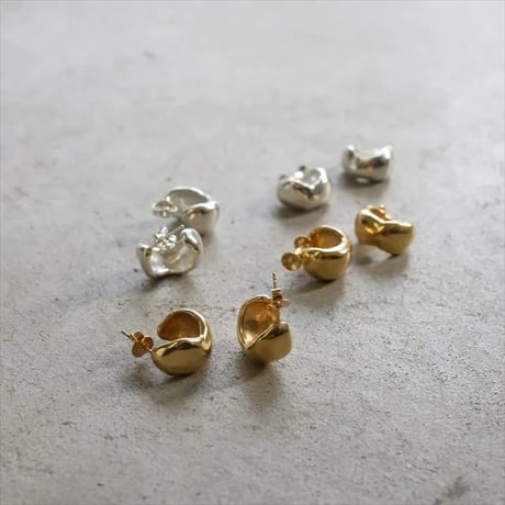 TEN. 正規商品 ユニセックス アクセサリー テン プラム ピアス シルバー/ゴールド【即日発送】(pi-0124)(pig-0124)