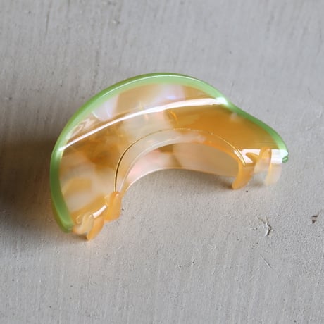 ククシュゼット 正規商品 ヘア アクセ クリップ 果物 フルーツ フランス Coucou Suzette メロン ヘア クロー Melon Hair Claw オレンジ系 (melonclaw)
