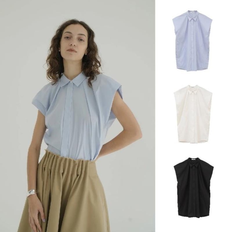 CLANE / NUANCE SHOULDER OVER SHIRTS / 191224172