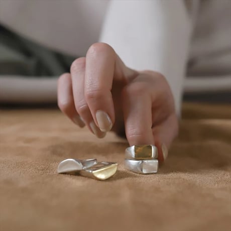 TEN. 正規商品 ユニセックス アクセサリー テン ラド リング シルバー/シルバー×ゴールド【即日発送】(rg-0101/rgm-0101)(rgx-0101/rmx-0101)
