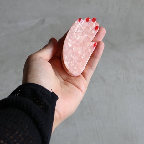 ククシュゼット 正規商品 ヘア アクセ クリップ おしゃれ 個性的 手 フランス Coucou Suzette ハンド ヘア クロー Hand Hair Claw ホワイト (whhandclaw)
