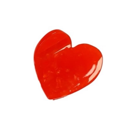 ククシュゼット 正規商品 ヘア ミニ アクセ クリップ Coucou Suzette ミニ ハート ヘア クロー  レッド (miniheartclaw)