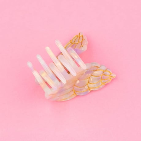 ククシュゼット 正規商品 ヘア ミニ アクセ クリップ 海 夏 Coucou Suzette 貝殻 ミニ ヘアクロー マルチカラー (shellminiclaw)