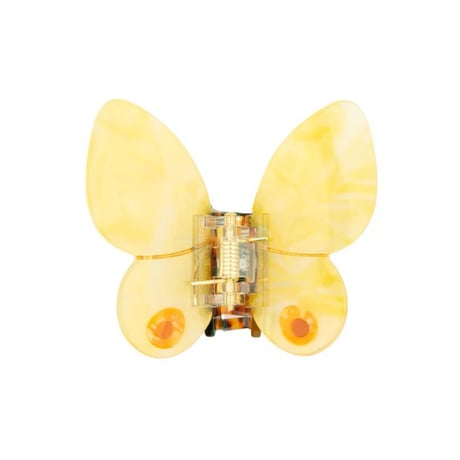 ククシュゼット 正規商品 ヘア アクセ クリップ 蝶 虫 かわいい ギフト Coucou Suzette 黄色 蝶 ヘア クロー イエロー(yebutterflyclaw)