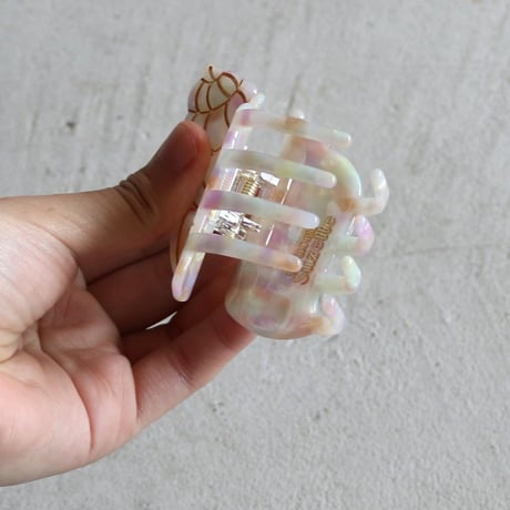 ククシュゼット 正規商品 ヘア アクセ クリップ かわいい 海 夏 魚 生き物 フランス Coucou Suzette 貝殻 ヘア クロー マルチカラー(shellclaw)
