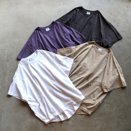 Alore / 50/2 天竺 Back tack tee  / 2522al5