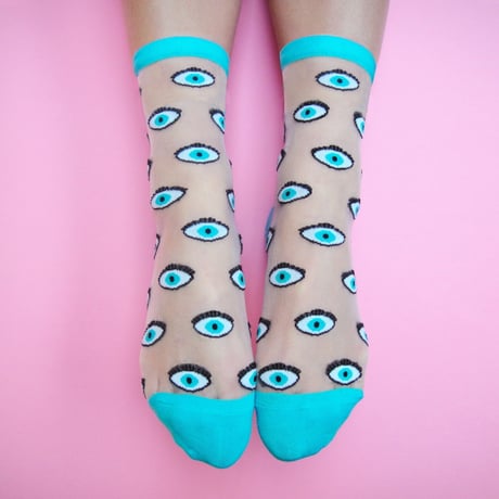 Coucou Suzette / ブルー アイ シアー ソックス / bleyeshsocks