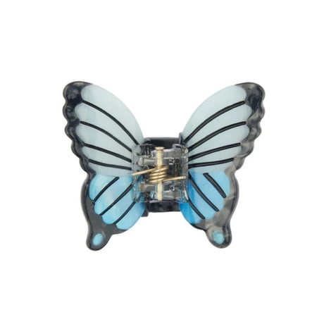 ククシュゼット 正規商品 ヘア アクセ クリップ 蝶 虫 かわいい ギフト Coucou Suzette 青色 蝶 ミニ ヘア クロー ブルー (blbutterflyminiclaw)