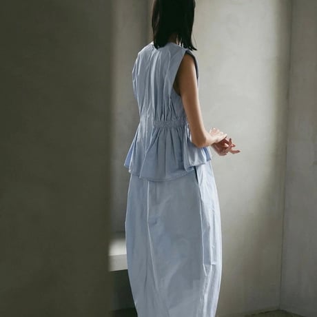 MANOF / GATHER WAIST COCOON ONE PIECE / 891125062