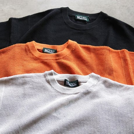 MANASTASH / HEMP MESH SWEATER / 7925140001