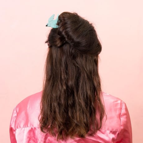 ククシュゼット 正規商品 かんざし ヘアコーム アクセ 鳥 個性的 おしゃれ Coucou Suzette ツバメ ヘア スティック Swallow Hair Stick ブルー Blue