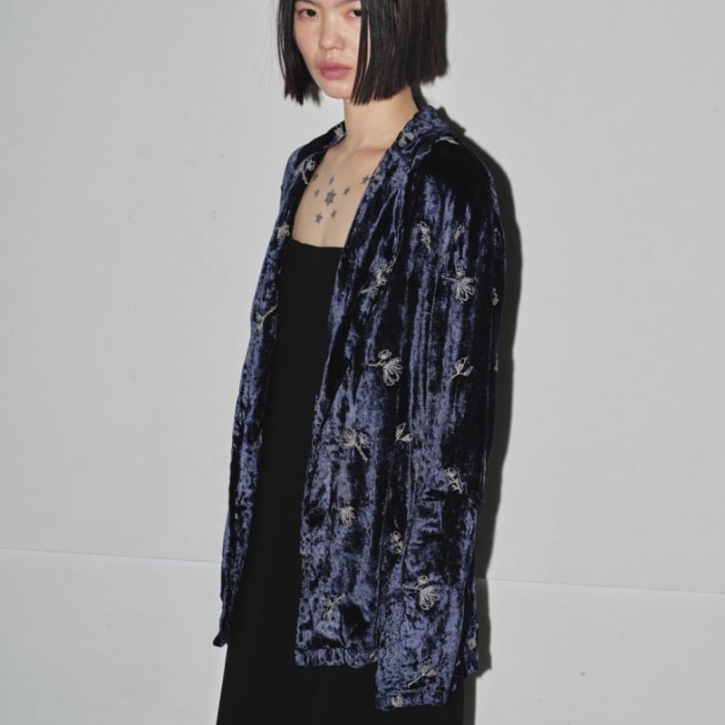 ジャケット・アウター todayful Embroidery Velour Jacket 36 TODAYFUL / トゥデイフル Embroidery Velour Jacket（その他